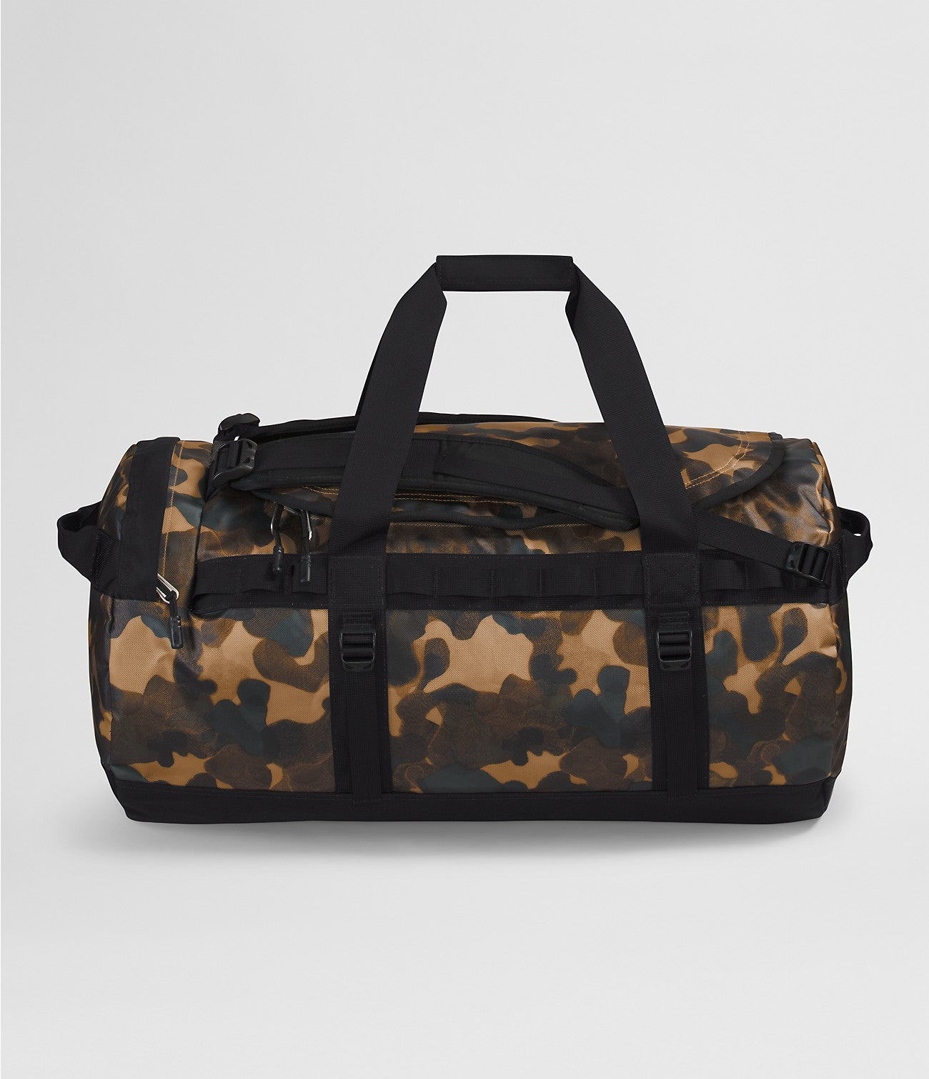 The North Face Base Camp Duffel - M Utility Brown Camo Texture Print/TNF Black