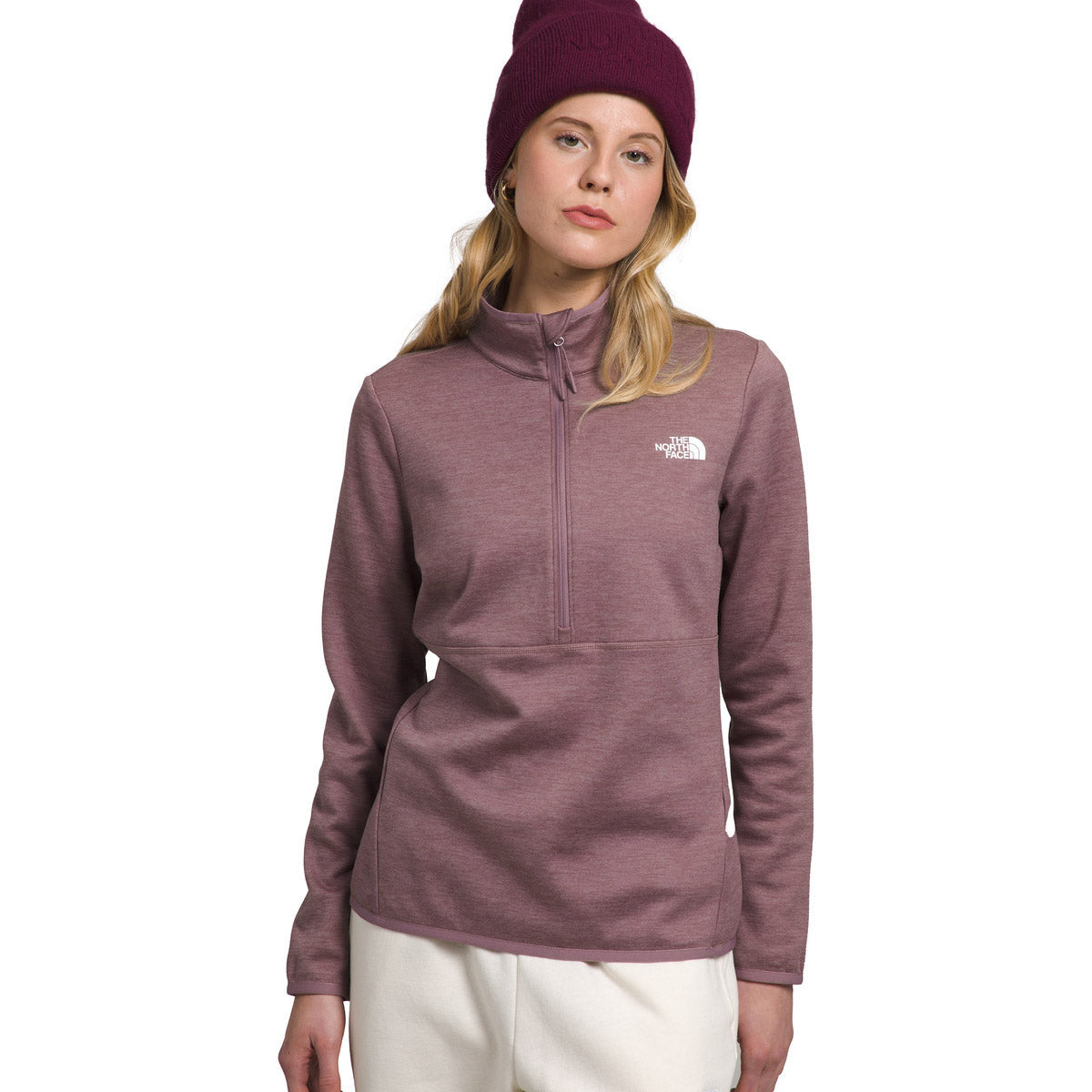 The North Face Women's Canyonlands ¼ Zip Fawn Grey Heather
