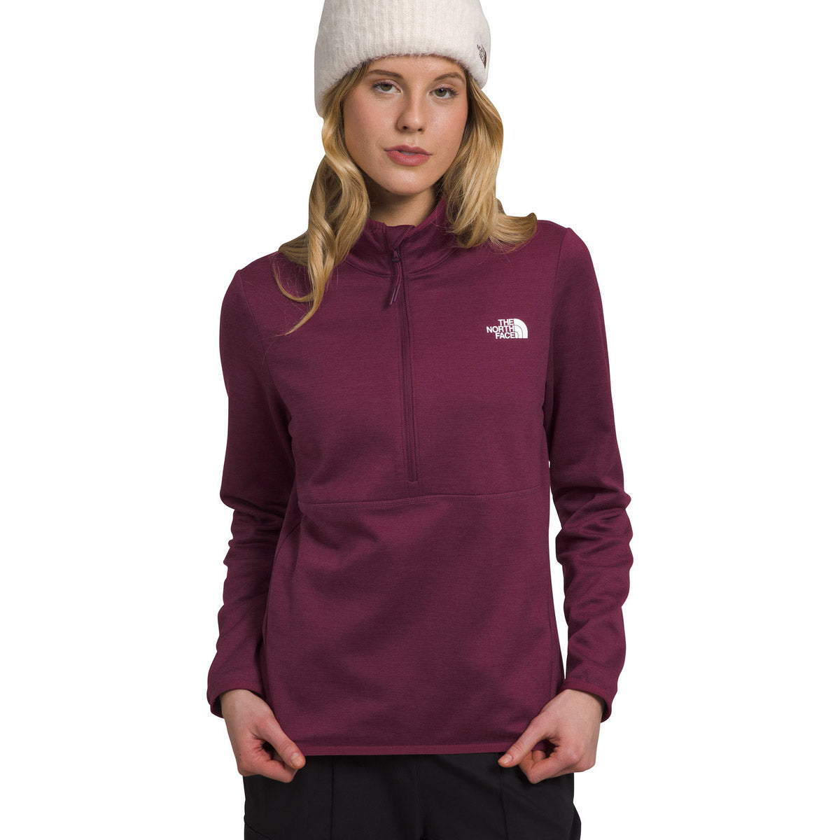 The North Face Women's Canyonlands ¼ Zip Boysenberry Heather