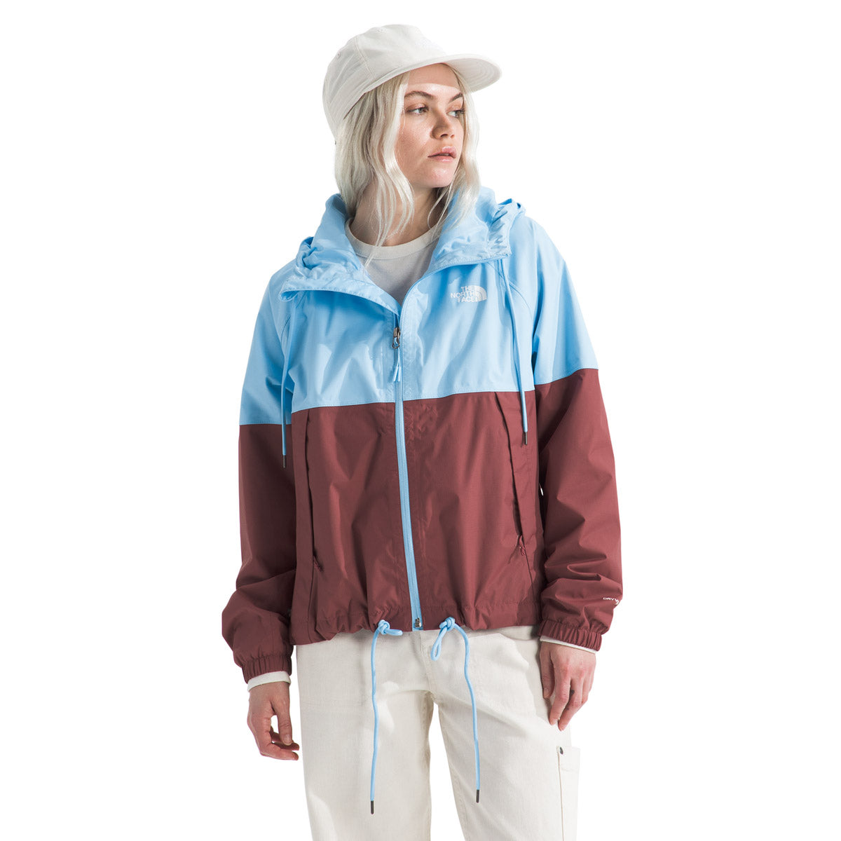 The North Face Women's Antora Rain Hoodie Cornflower/Canyon Dust