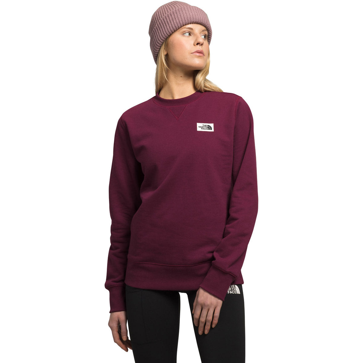 The North Face Women's Heritage Patch Crew Boysenberry