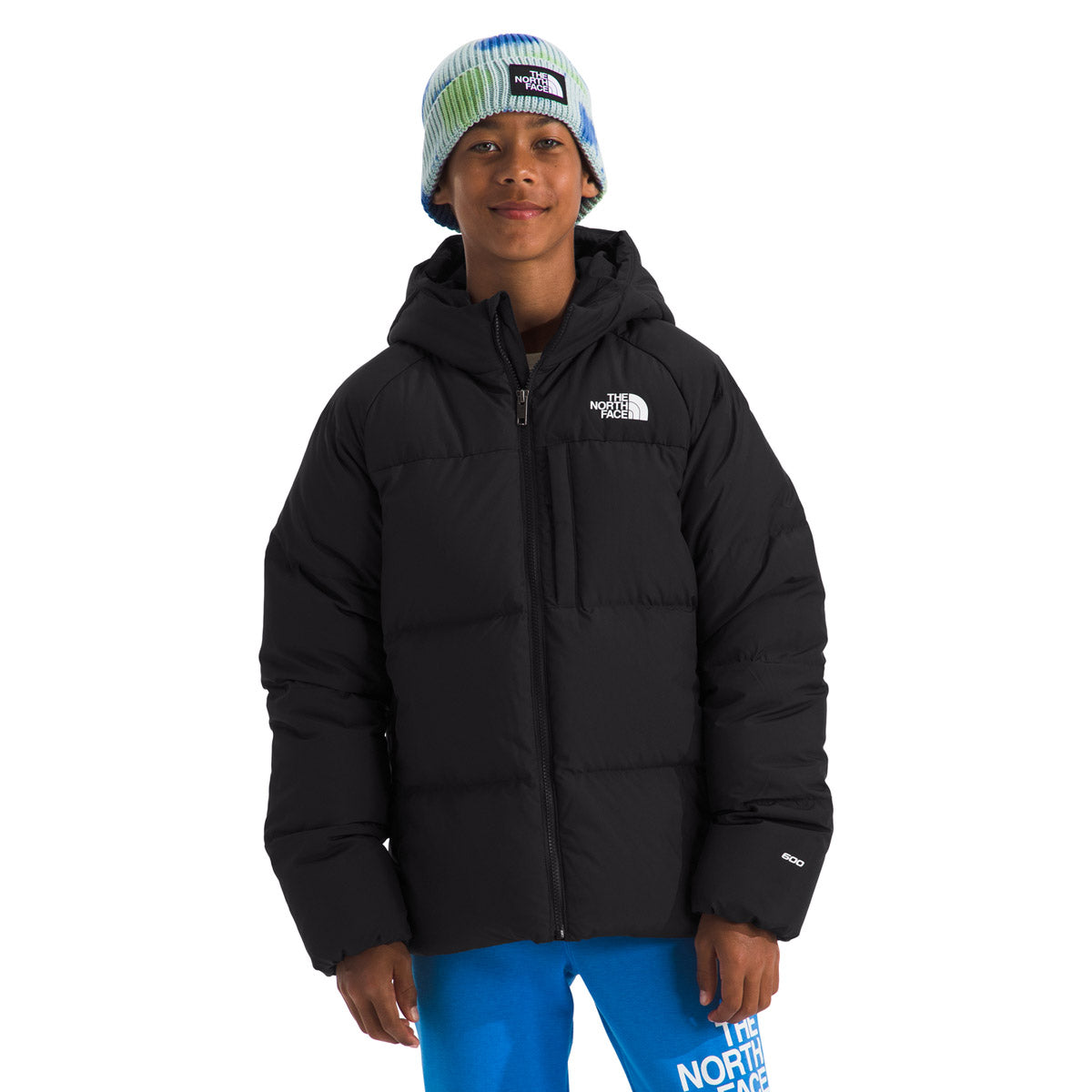 The North Face Boys' North Down Hooded Jacket TNF Black