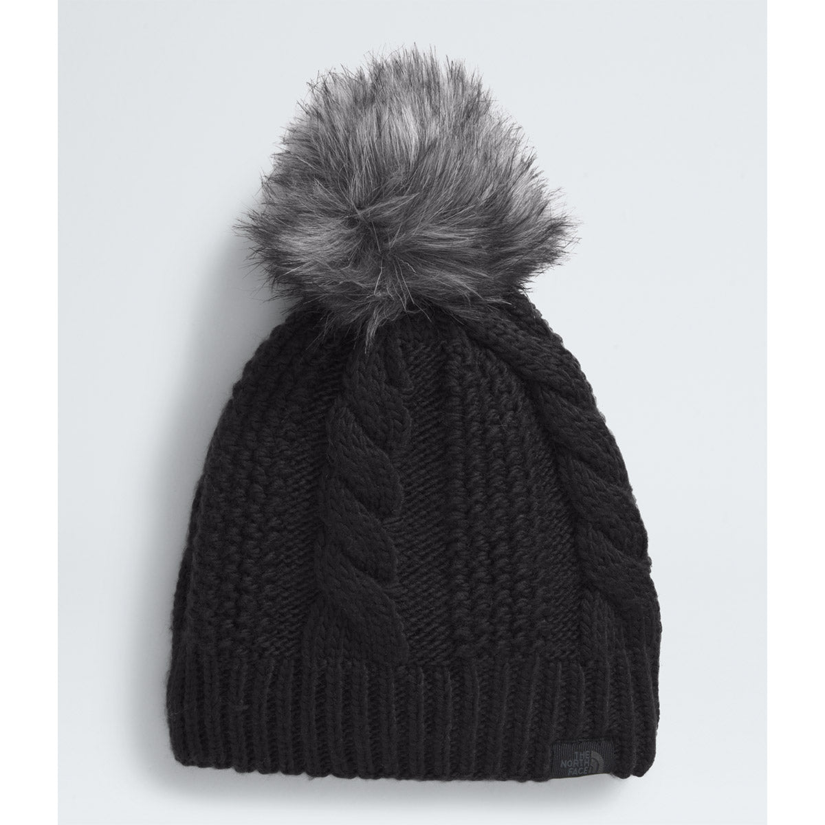 The North Face Women's Oh Mega Fur Pom Lined Beanie TNF Black