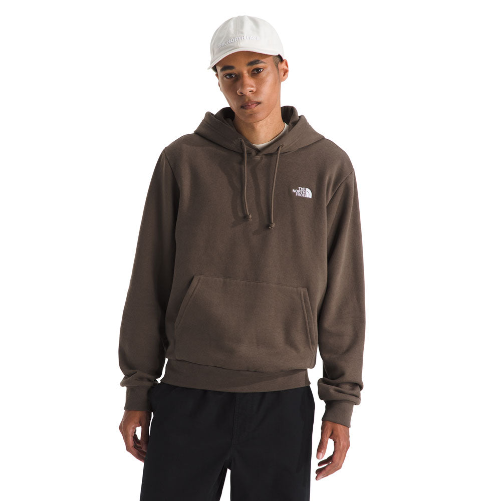 The North Face Mens Evolution Simple Dome Hoodie Smokey Brown