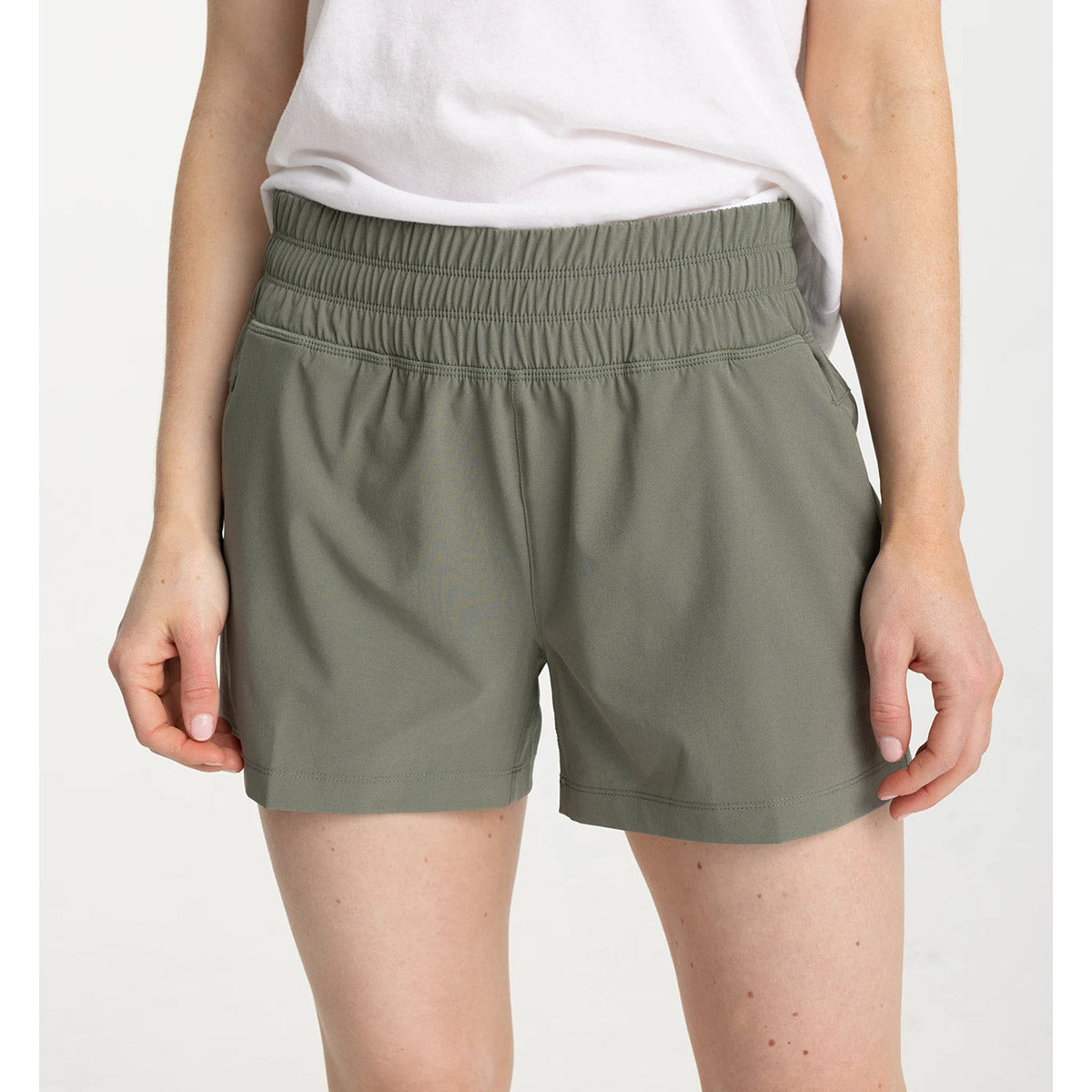 Free Fly Apparel Women's Pull-On Breeze Short Agave Green