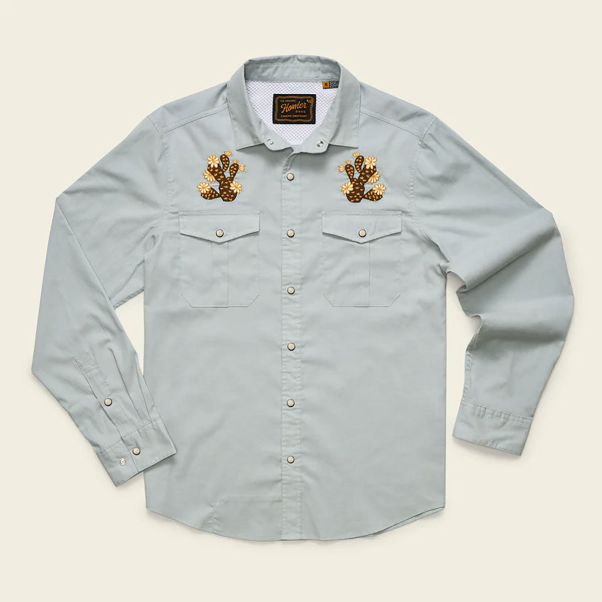 Howler Brothers Mens Gaucho Snapshirt Prickly Pears