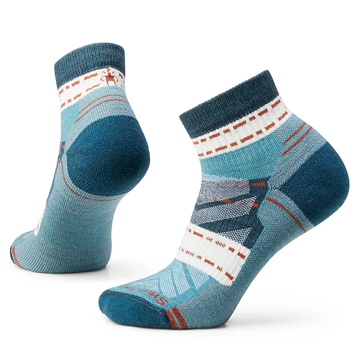 Smartwool Women's Hike Light Cushion Margarita Ankle Socks Twilight Blue