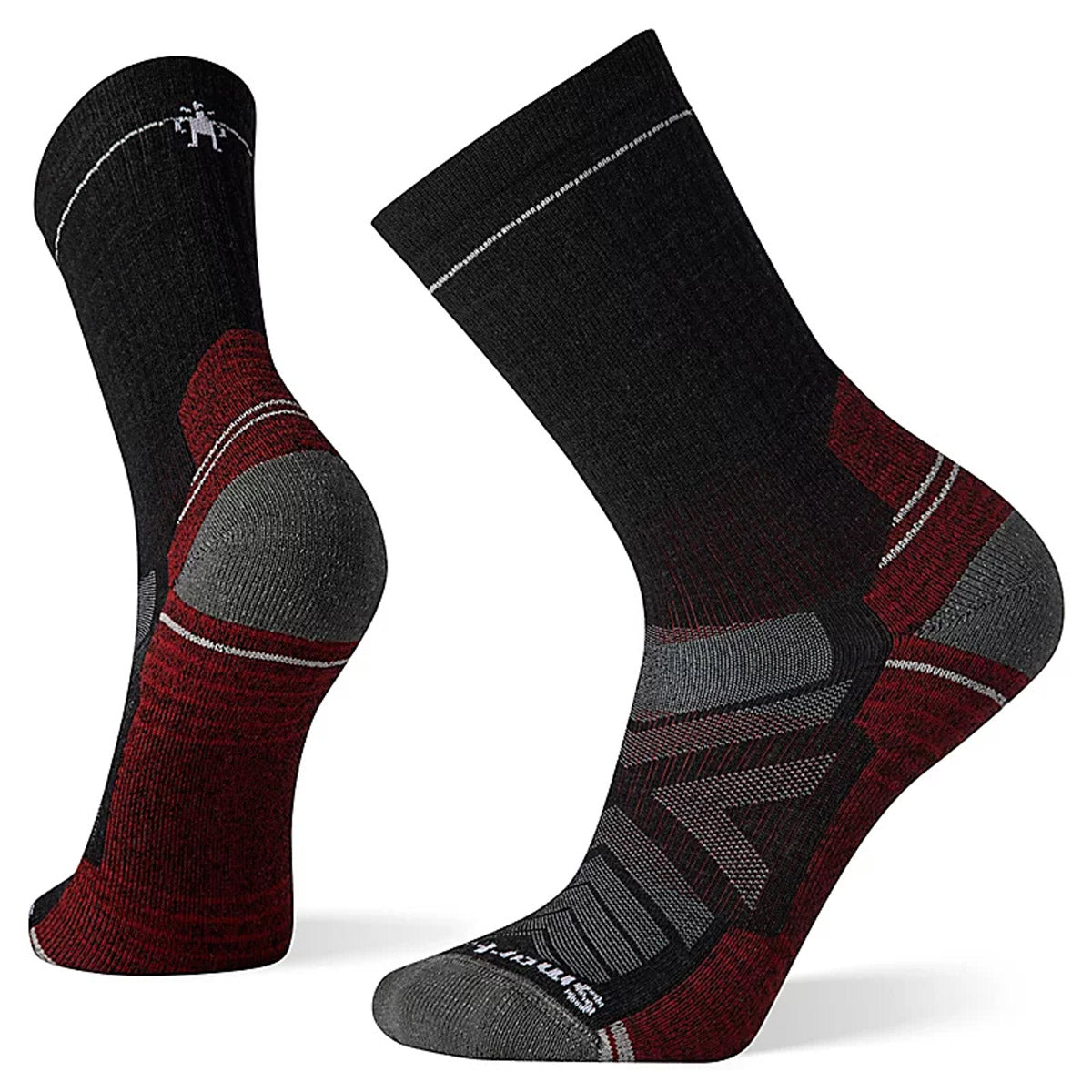 Smartwool Hike Light Cushion Crew Socks Charcoal