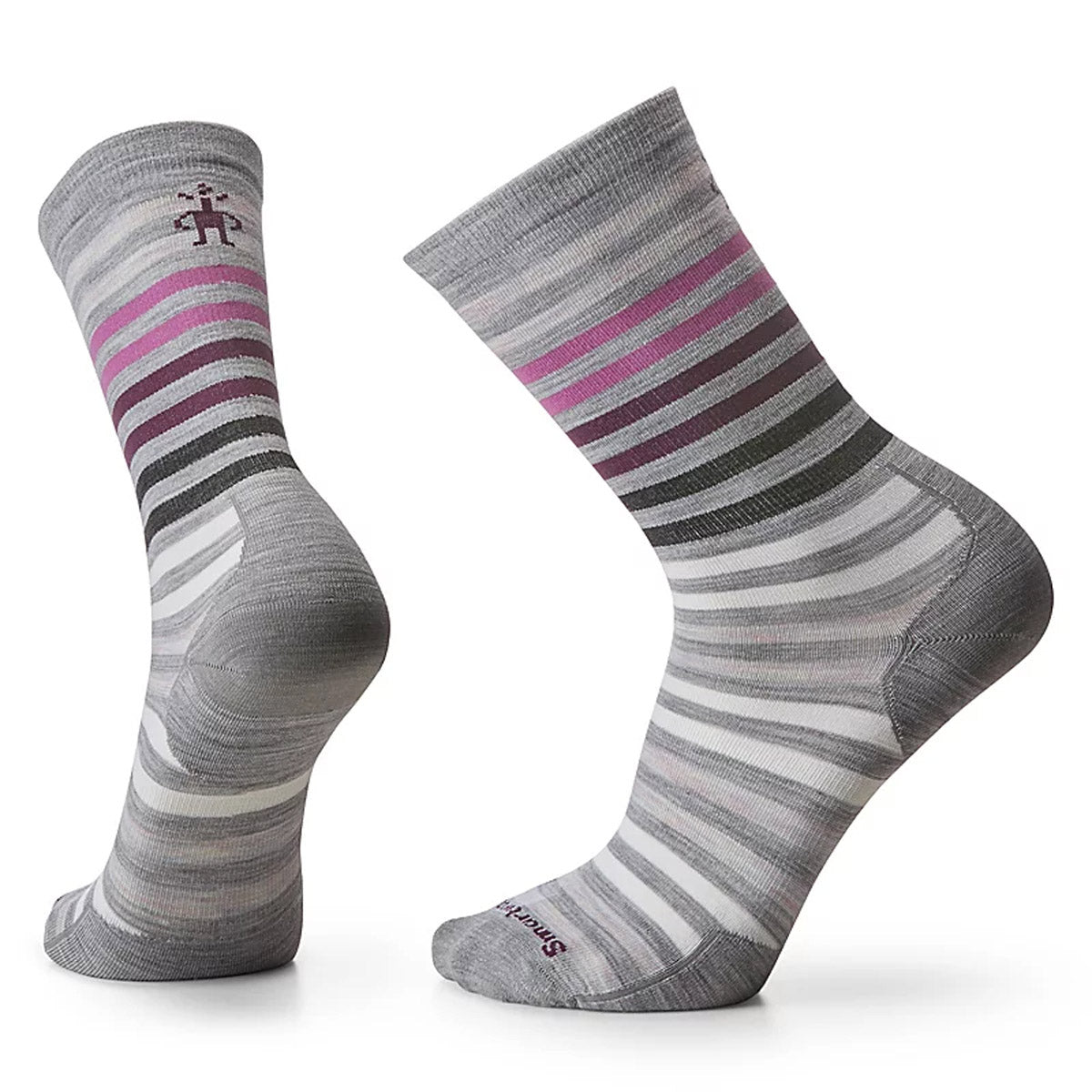 Smartwool Everyday Spruce Street Crew Socks Light Gray