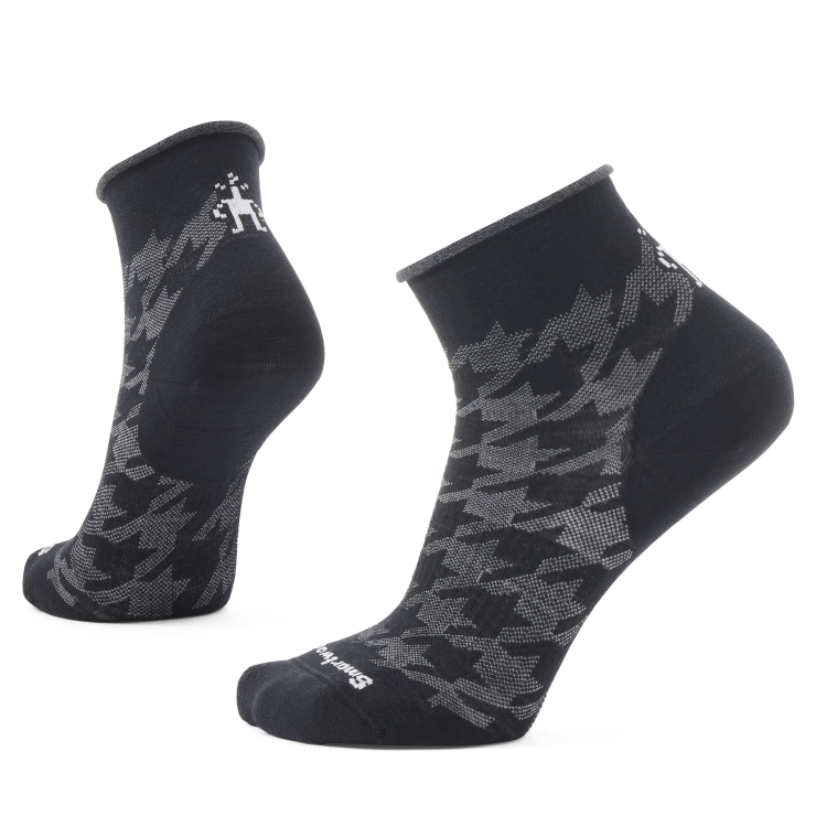 Smartwool Everyday Hounds Tooth Ankle 011 Black