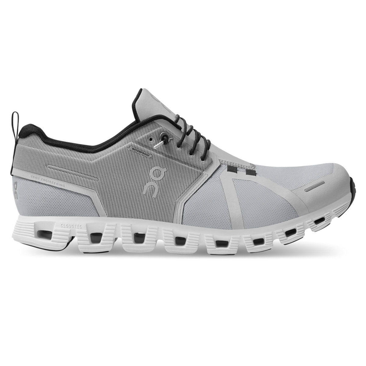 On Running Men&#39;s Cloud 5 Waterproof Glacier | White