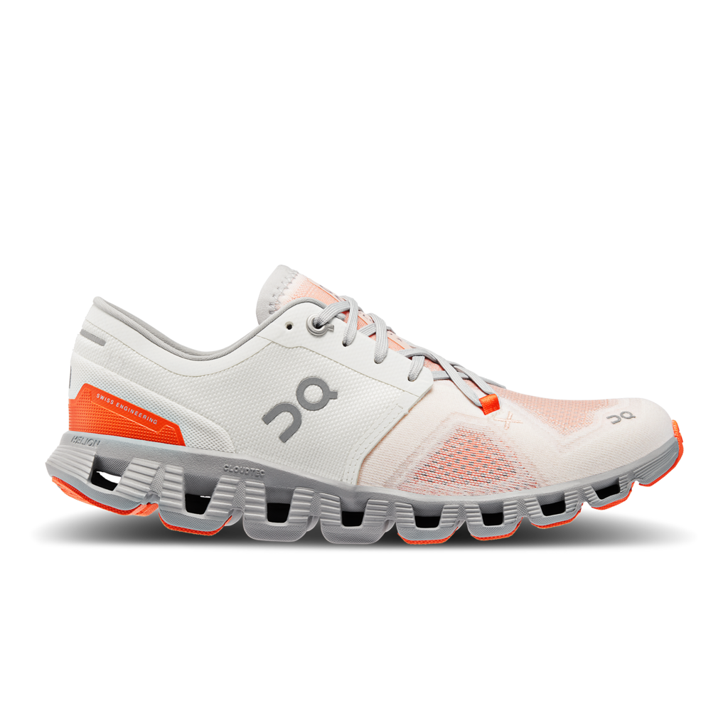 On Running Women&#39;s Cloud X 3 Ivory | Alloy