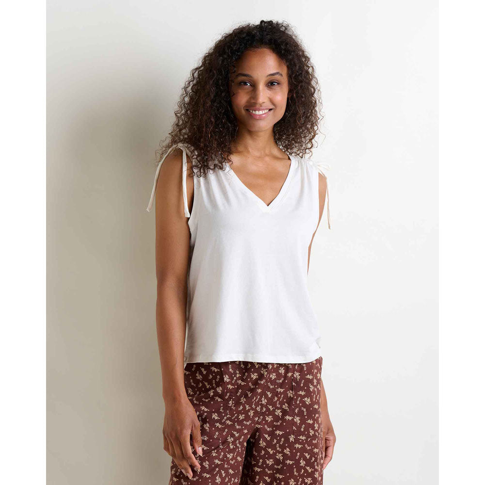 Toad&Co. Womens Anza Cinch Tank Egret