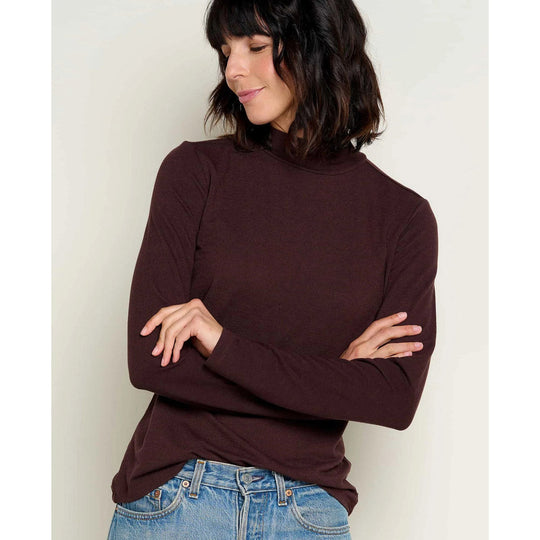 Women's Piru Mockneck Long Sleeve Tee