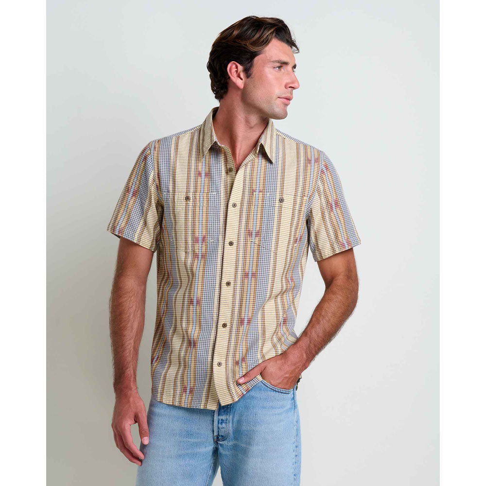 Toad&Co. Mens Smythy Short Sleeve Shirt Barley