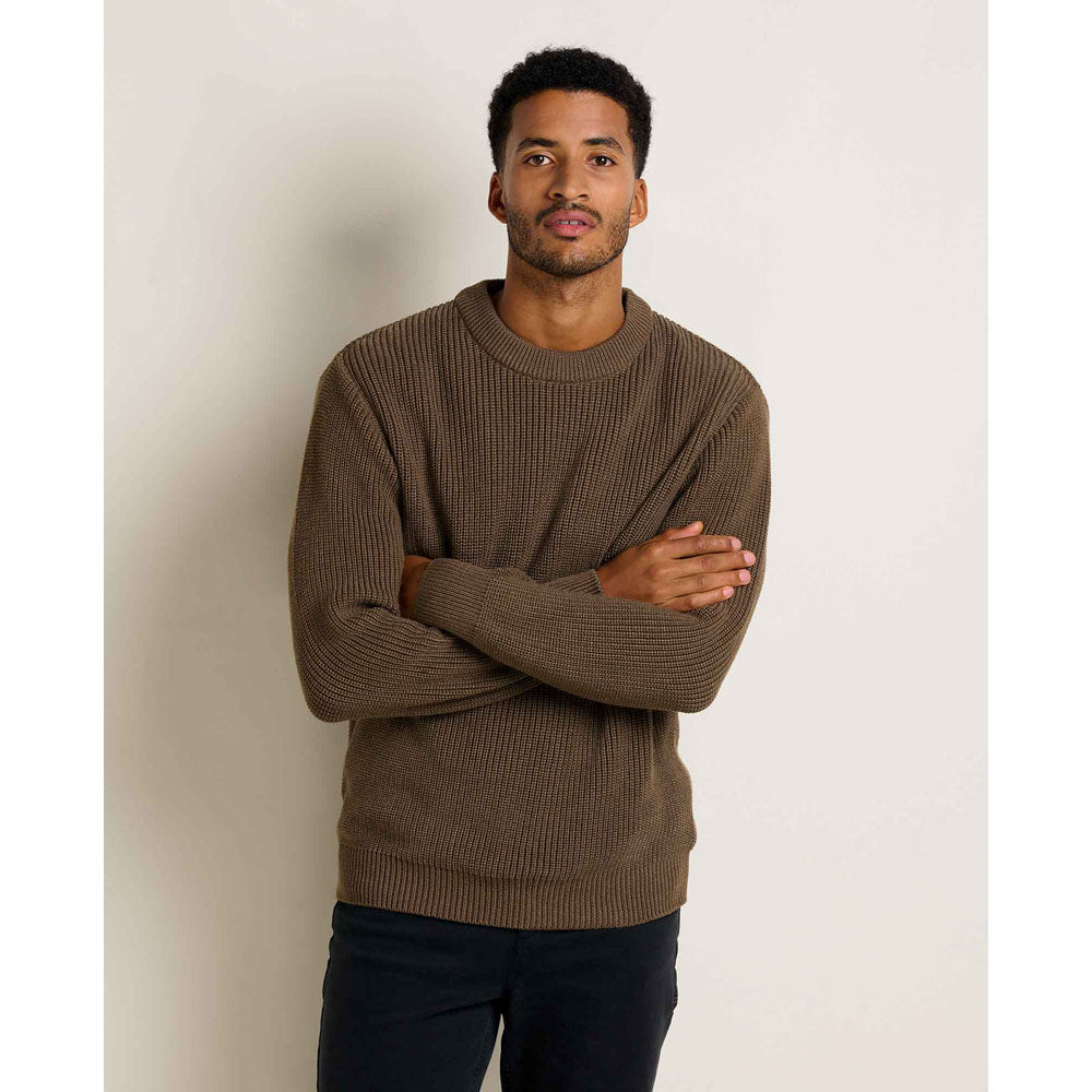 Toad&amp;Co. Mens Butte Crew Sweater Teak