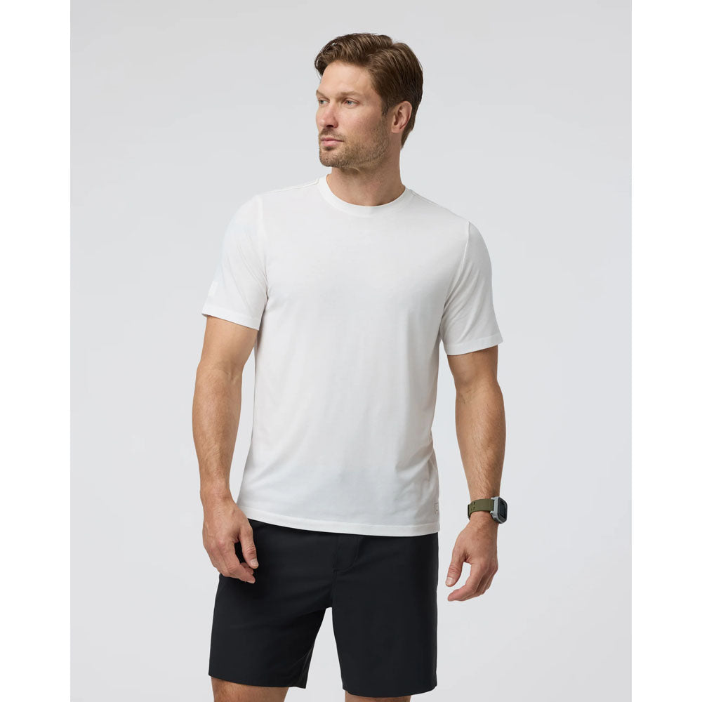 Vuori M Current Tech Tee White