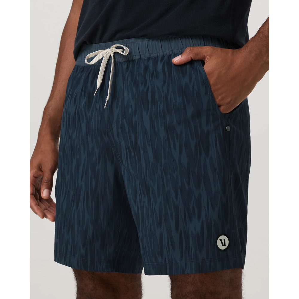 Vuori Mens Kore Short Lined 7 Blue Sea