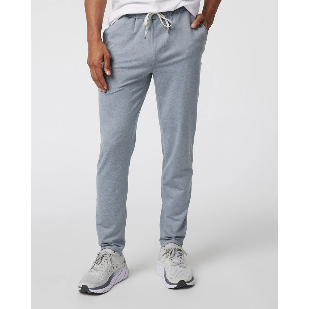 Vuori Mens Ponto Performance Pant teel Heather / S