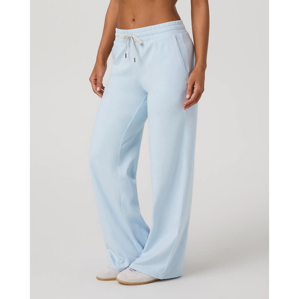 Vuori Womens Halo Essential Wideleg Soft Sky Heather