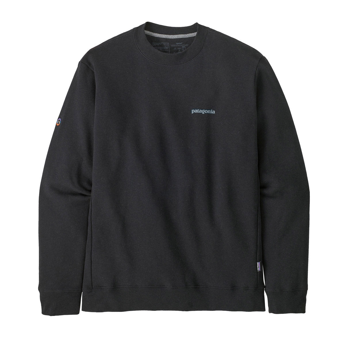 Patagonia Men&#39;s Fitz Roy Icon Uprisal Crew Sweatshirt Ink Black
