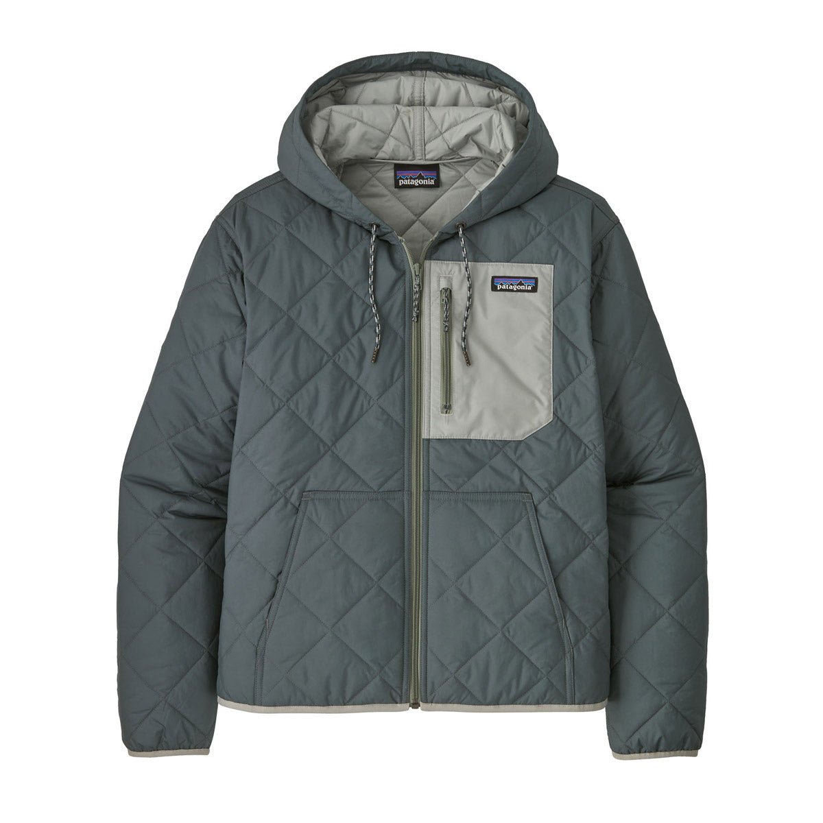 Patagonia Women's Diamond Quilted Bomber Hoody Nouveau Green