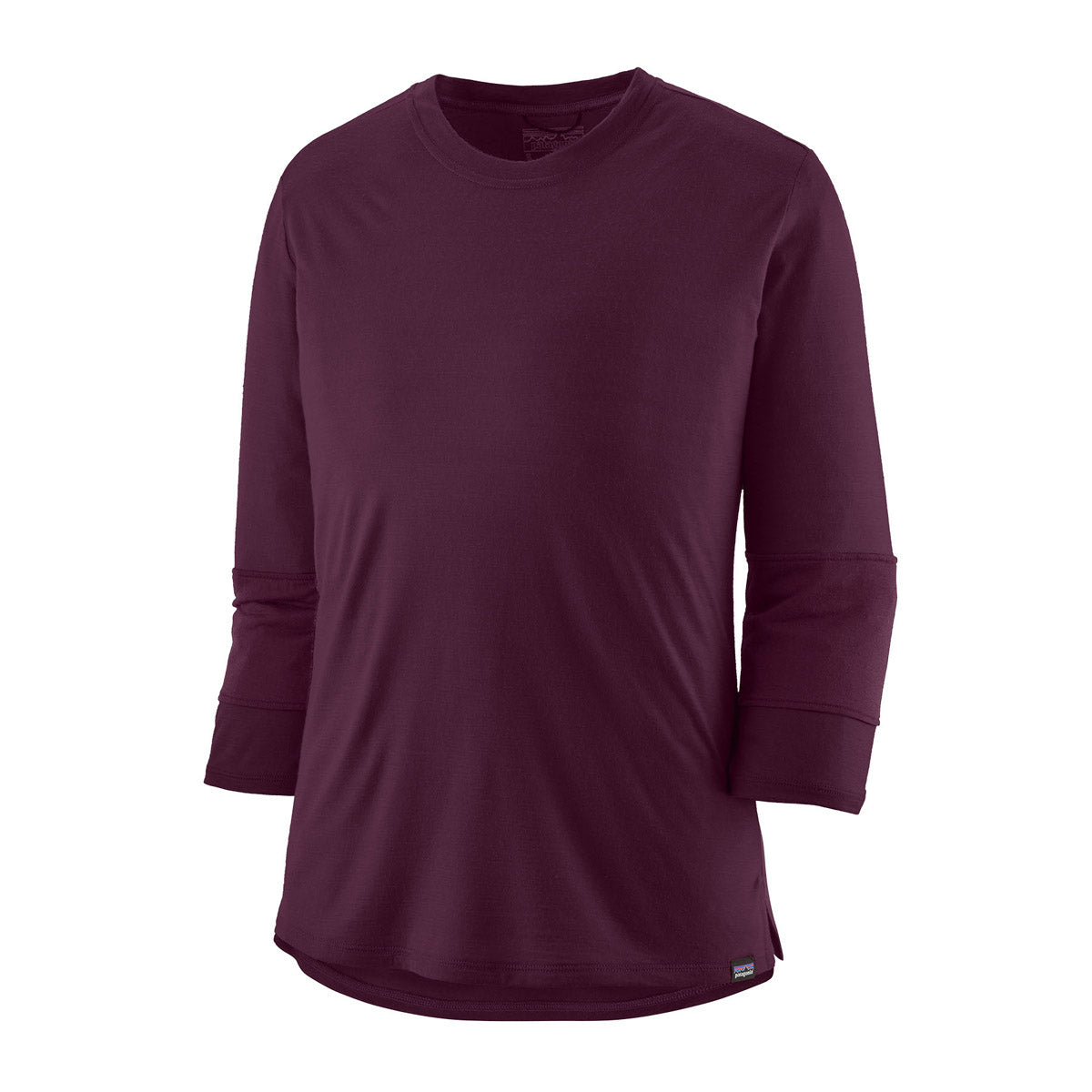 Patagonia Women&#39;s Merino 3/4-Sleeved Bike Jersey Night Plum