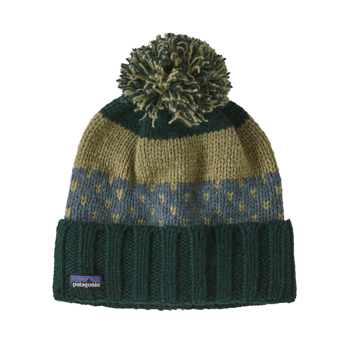 Patagonia Snowbelle Beanie Ridge: Northern Green
