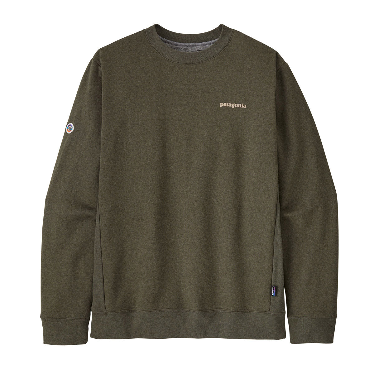 Patagonia Men&#39;s Fitz Roy Icon Uprisal Crew Sweatshirt Basin Green