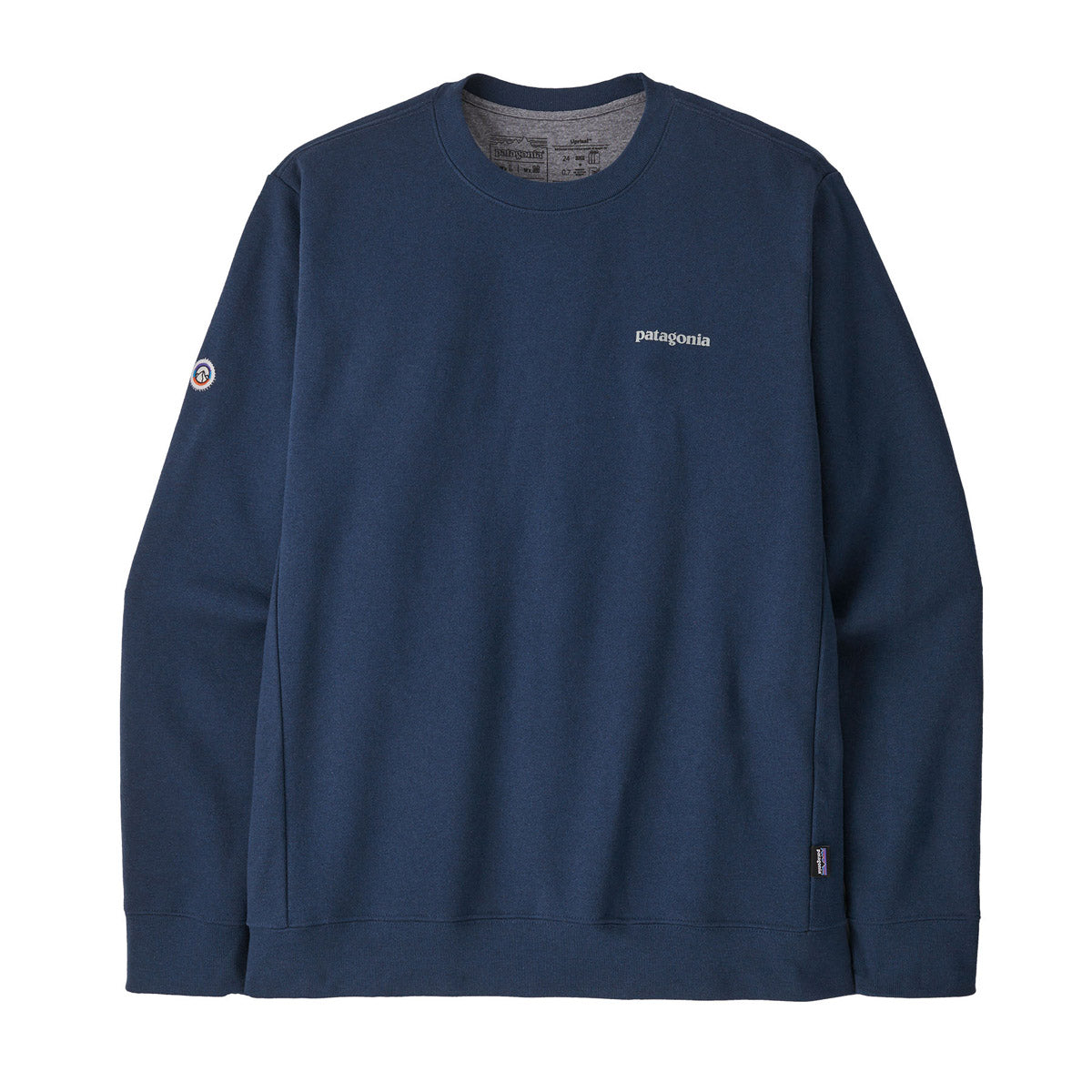 Patagonia Men&#39;s Fitz Roy Icon Uprisal Crew Sweatshirt Lagom Blue