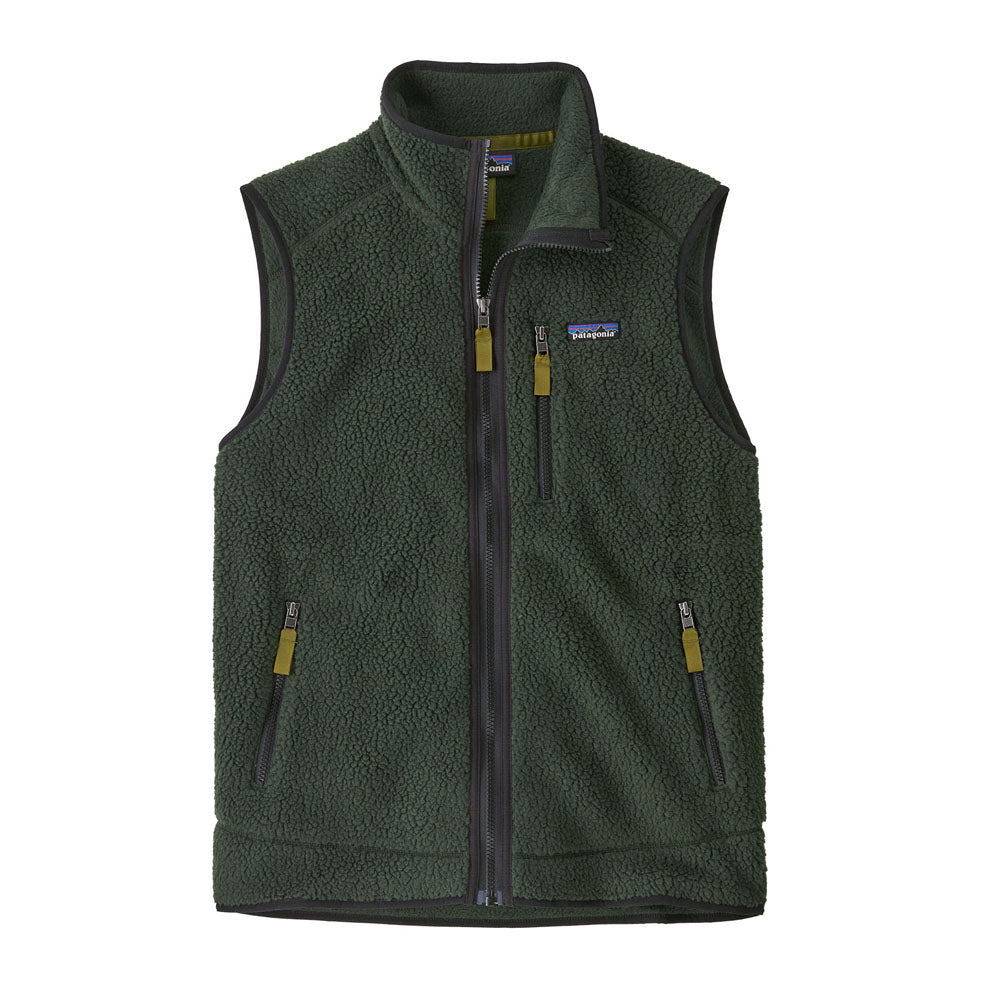 Patagonia Mens Retro Pile Vest Old Growth Green