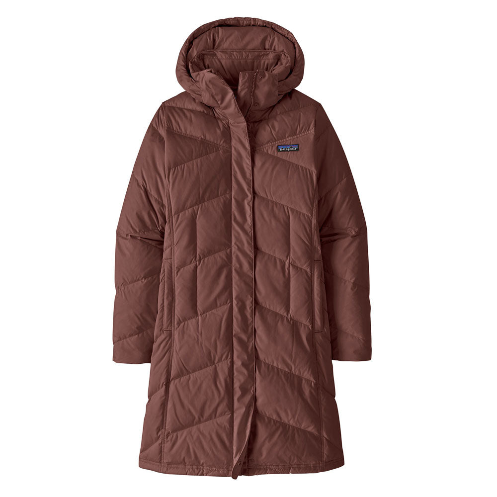 Patagonia Womens Down With It Parka Dark Ruby