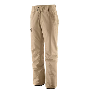Patagonia Womens Insulated Powder Town Pants - Regular Oar Tan