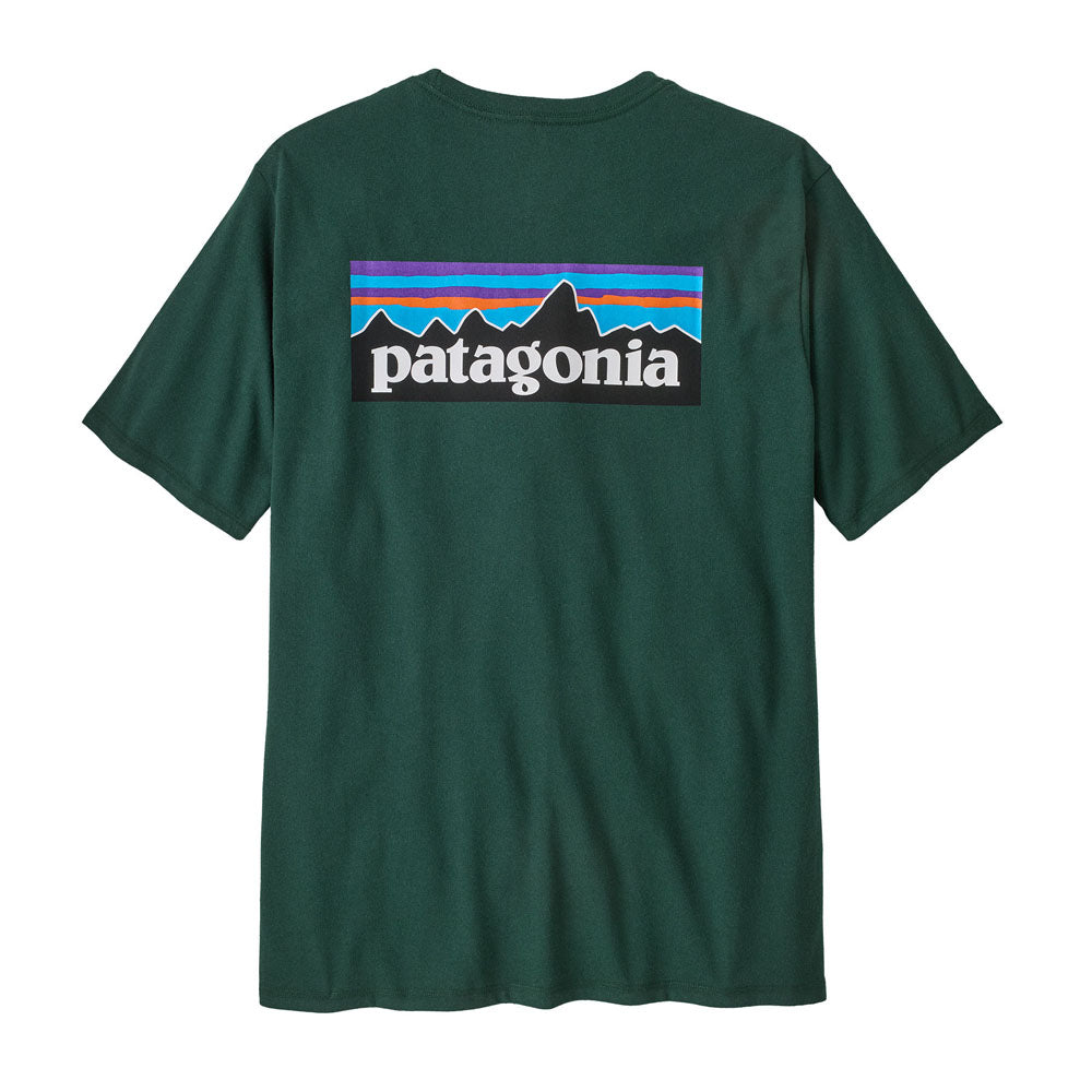 Patagonia Mens P-6 Logo Responsibili-Tee Cascade Green