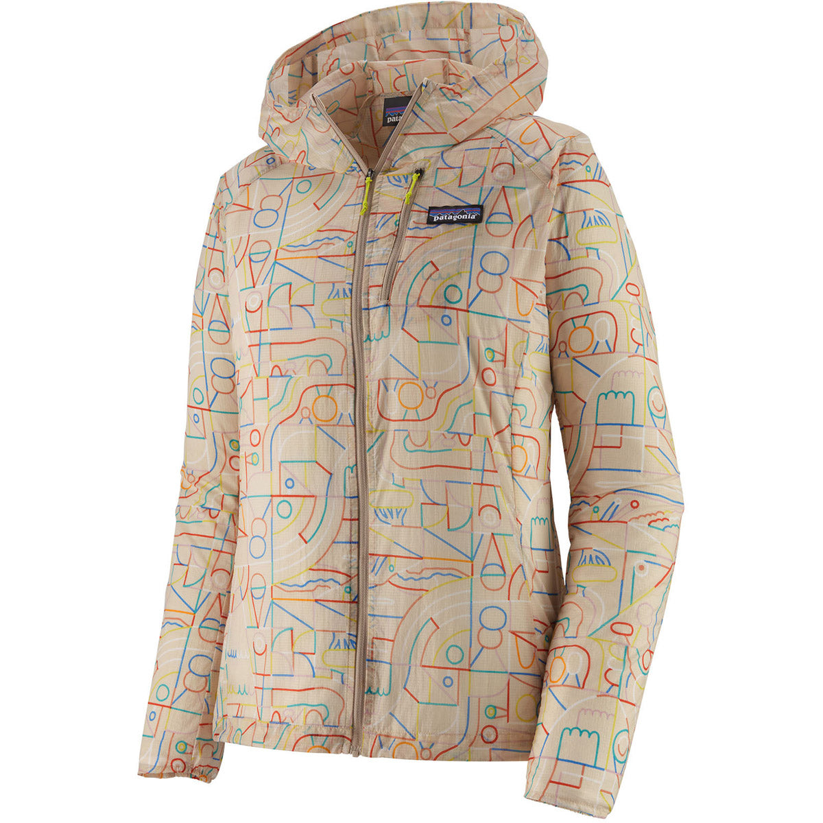 Patagonia Women's Houdini Jacket Lose Yourself Outline: Pumice
