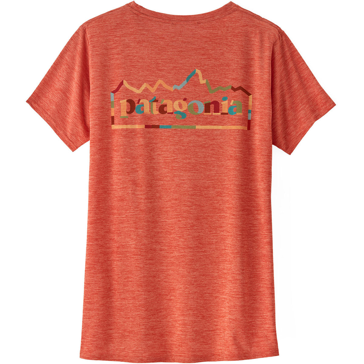 Patagonia Women&#39;s Cap Cool Daily Graphic Shirt Unity Fitz: Pimento Red X-Dye