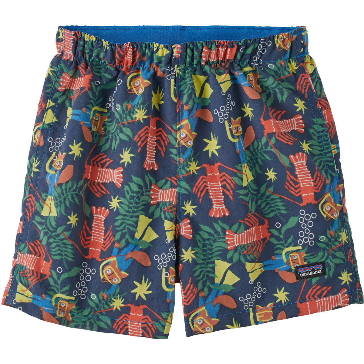 Patagonia Baby Baggies Shorts Drew and Lobby: Lagom Blue