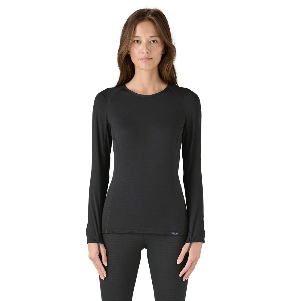Patagonia Womens Capilene Thermal Weight Crew Black