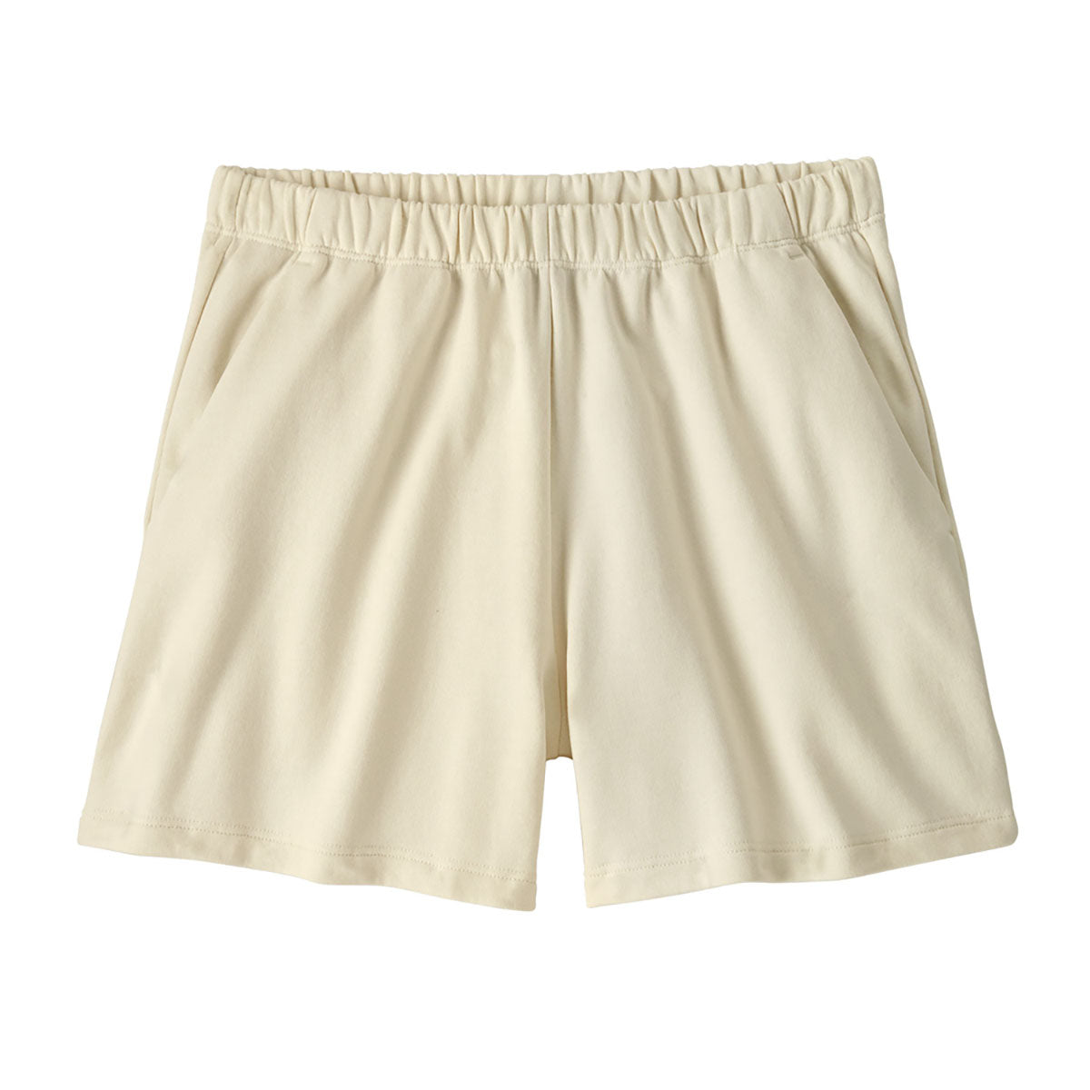 Patagonia Womens Regenerative Organic Certified Cotton Essential Shorts Wool White