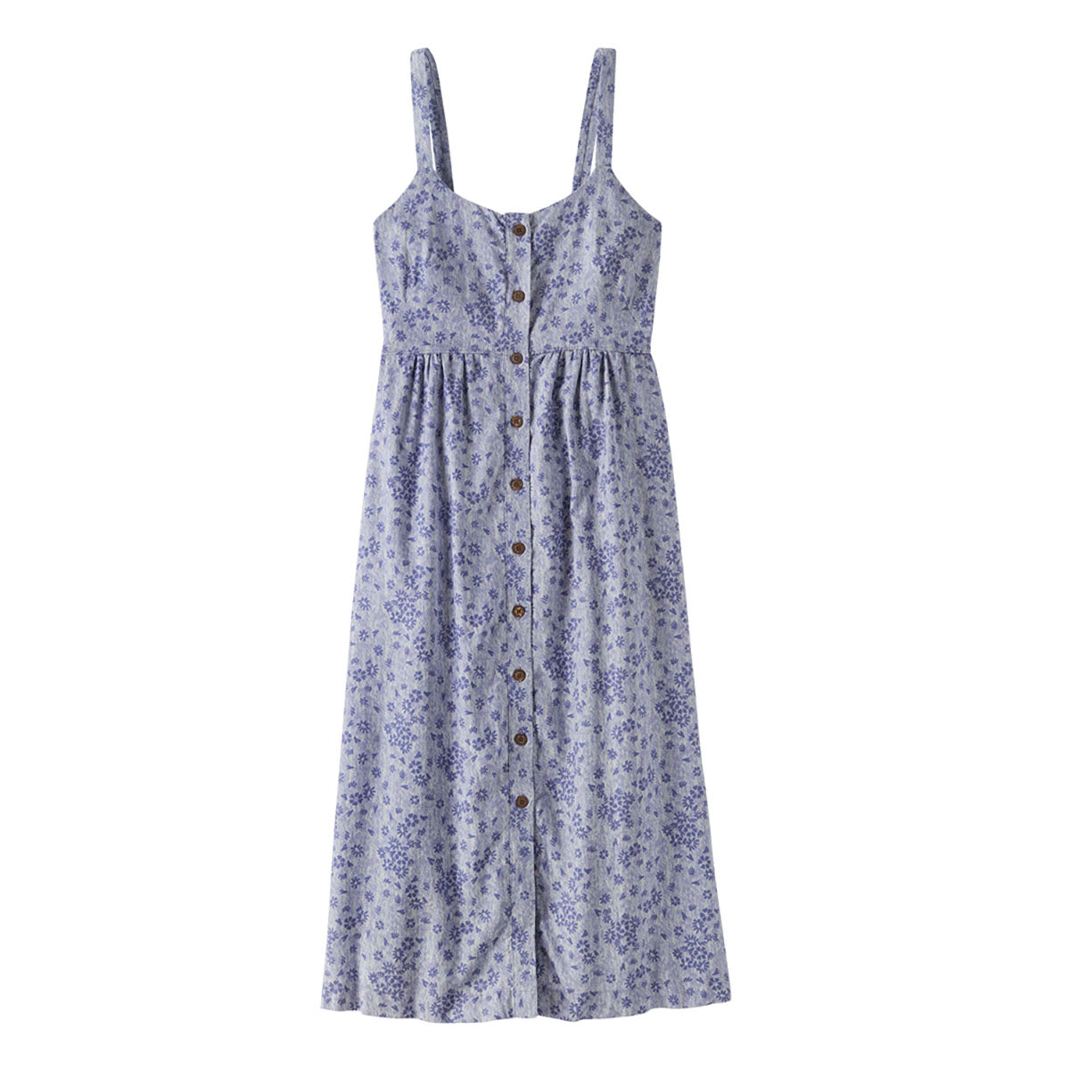 Patagonia Womens Garden Island Dress Wildflower Pastel: Solstice Purple