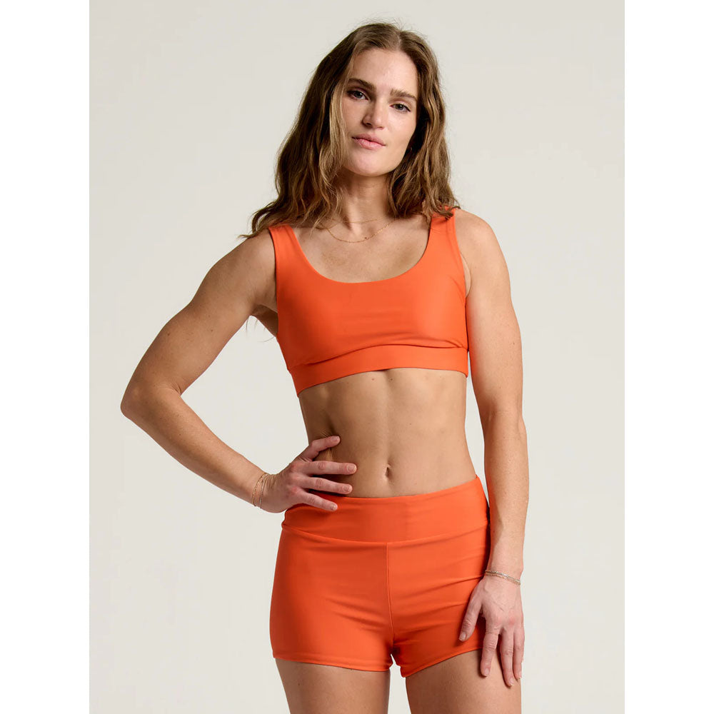 Free Fly Apparel Womens Wavebound Scoop Bikini Top Tigerlily