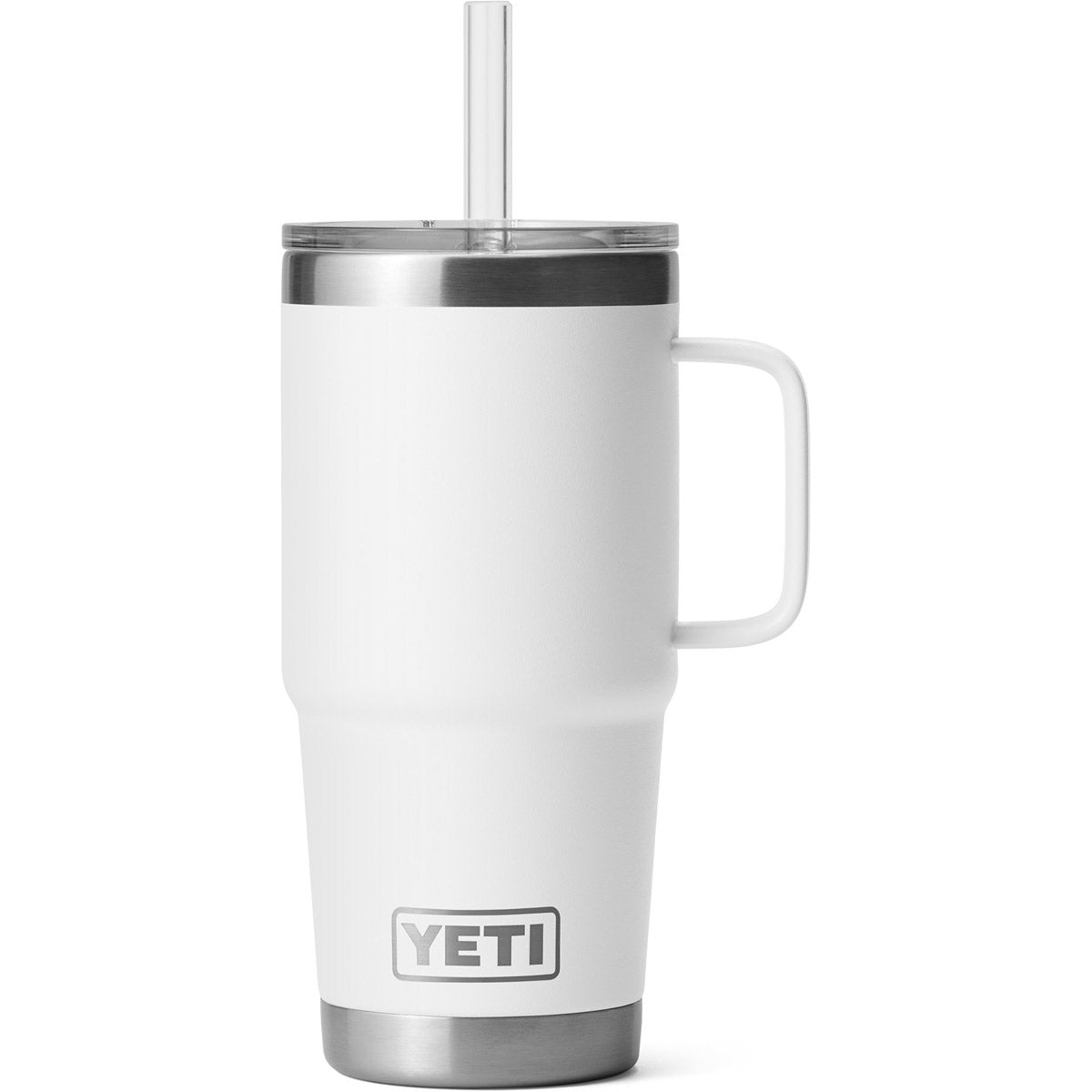 Yeti Rambler 25oz Straw Mug White