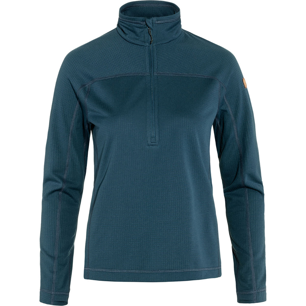Fjallraven Womens Abisko Lite Fleece Half Zip Indigo Blue