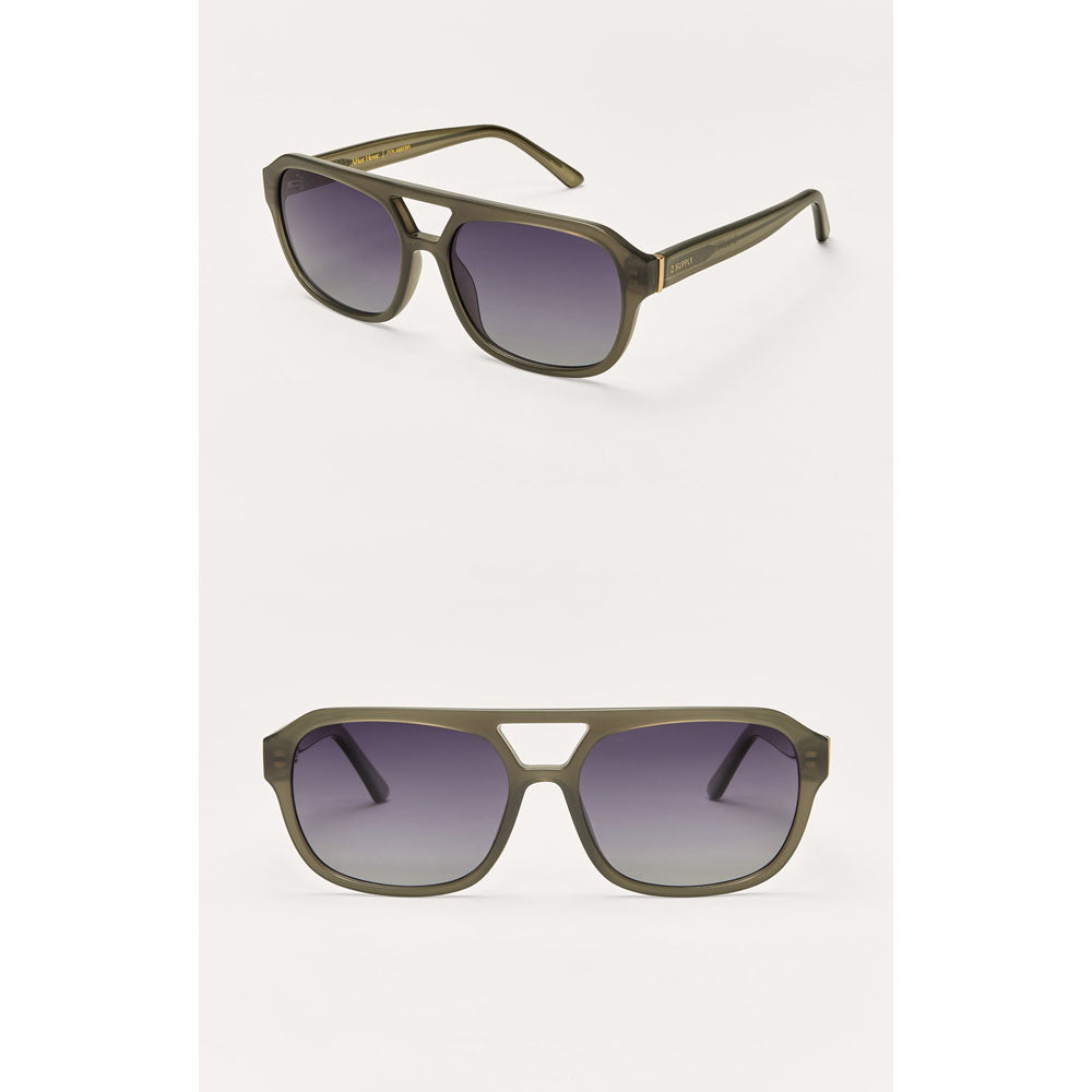 Z Supply After Hour Polarized Sunglasses Olive/Gradient Polar