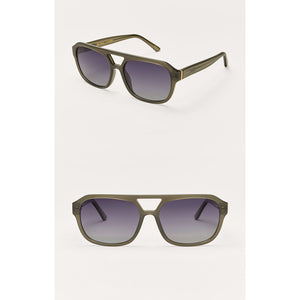 Z Supply After Hour Polarized Sunglasses Olive/Gradient Polar