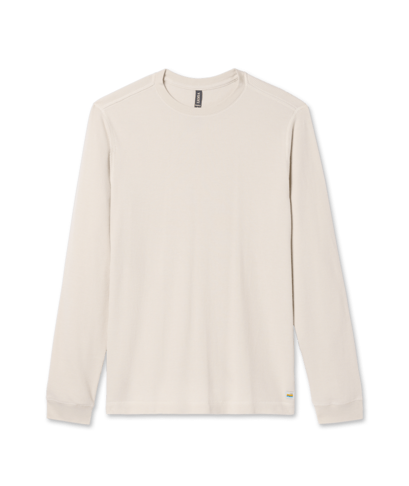 Vuori Men's Waffle Crew BNE Bone