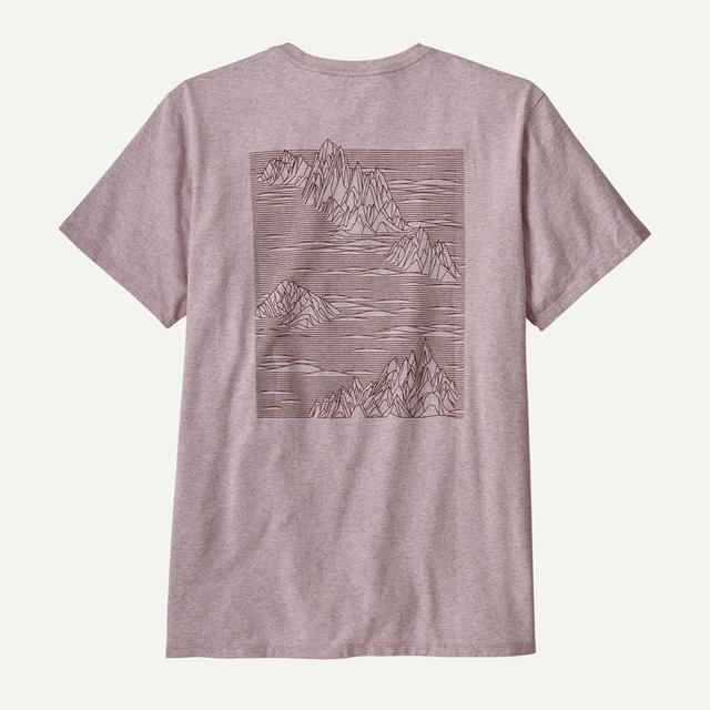 Patagonia Mens Strataspire Responsibili-Tee ECPU Echo Purple