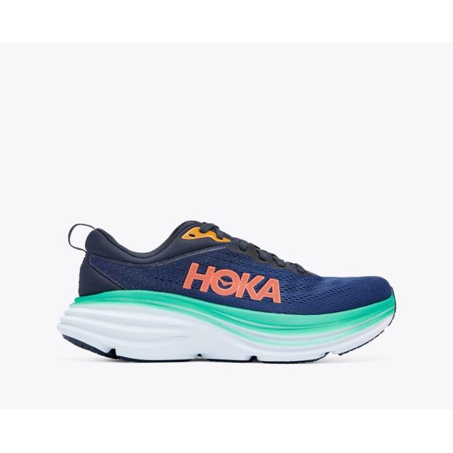Hoka Womens Bondi 8 Wide OSBB Outer Space/Bellwether Blue