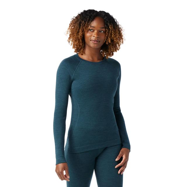 Smartwool Womens Classic Thermal Merino Base Layer Crew G75 Twilight Blue Heather