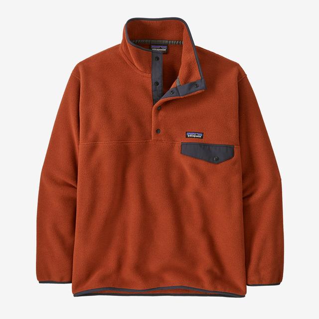 Patagonia Men's Synchilla Snap-T Pullover BURR Burnished Red